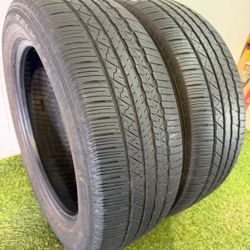 V144  225 55 18 98H  Falken Ziex ZE001 A/S   2 Used Tires 70% Life 