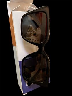 Miyya Black Square Frame Sunglasses