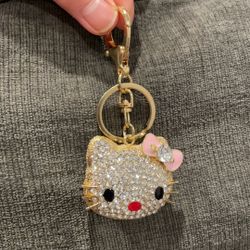 Hello Kitty Crystal Key Chain