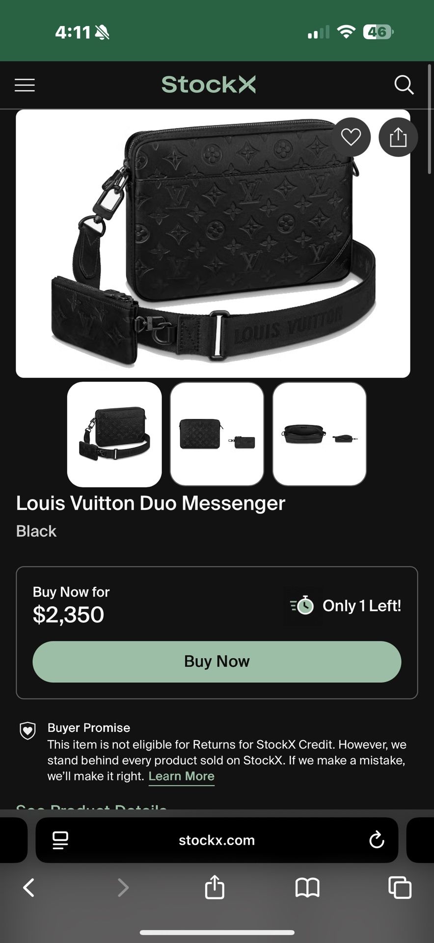 Louie Vuitton Duo Messenger