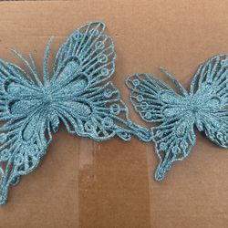 24 pc 3D Butterfly Clips