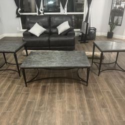 Three Piece Table Set