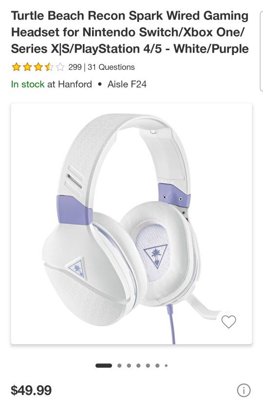 Turtle Beach Recon spark headset
