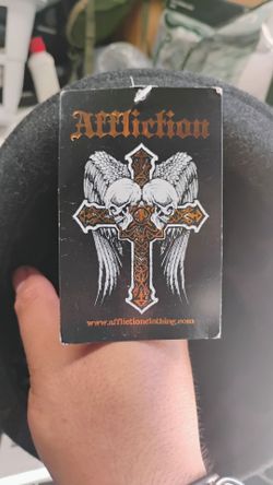 2000's Affliction dress hat