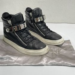 Giuseppe Zanotti ~ London Tour Men's Leather High Top Sneakers RDU201 ~ Size 41