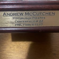 Andrew Mccutchen Signed Baseball