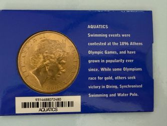 2000 Sydney Olympics Gold Medal And Stamp Collection 