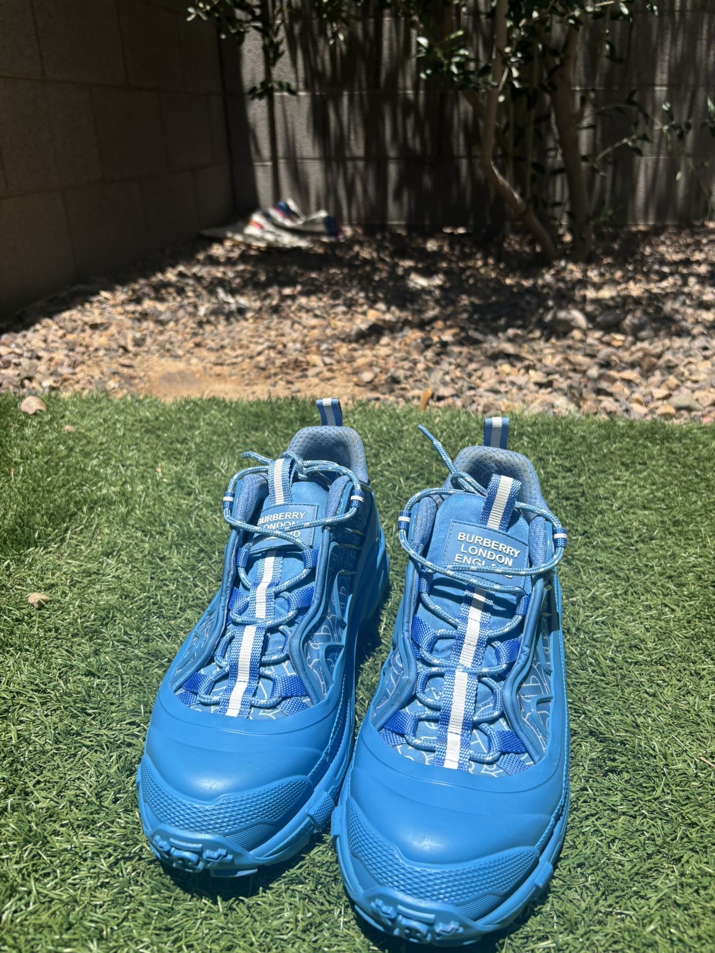Burberry Arthur Boots (Baby Blue!)