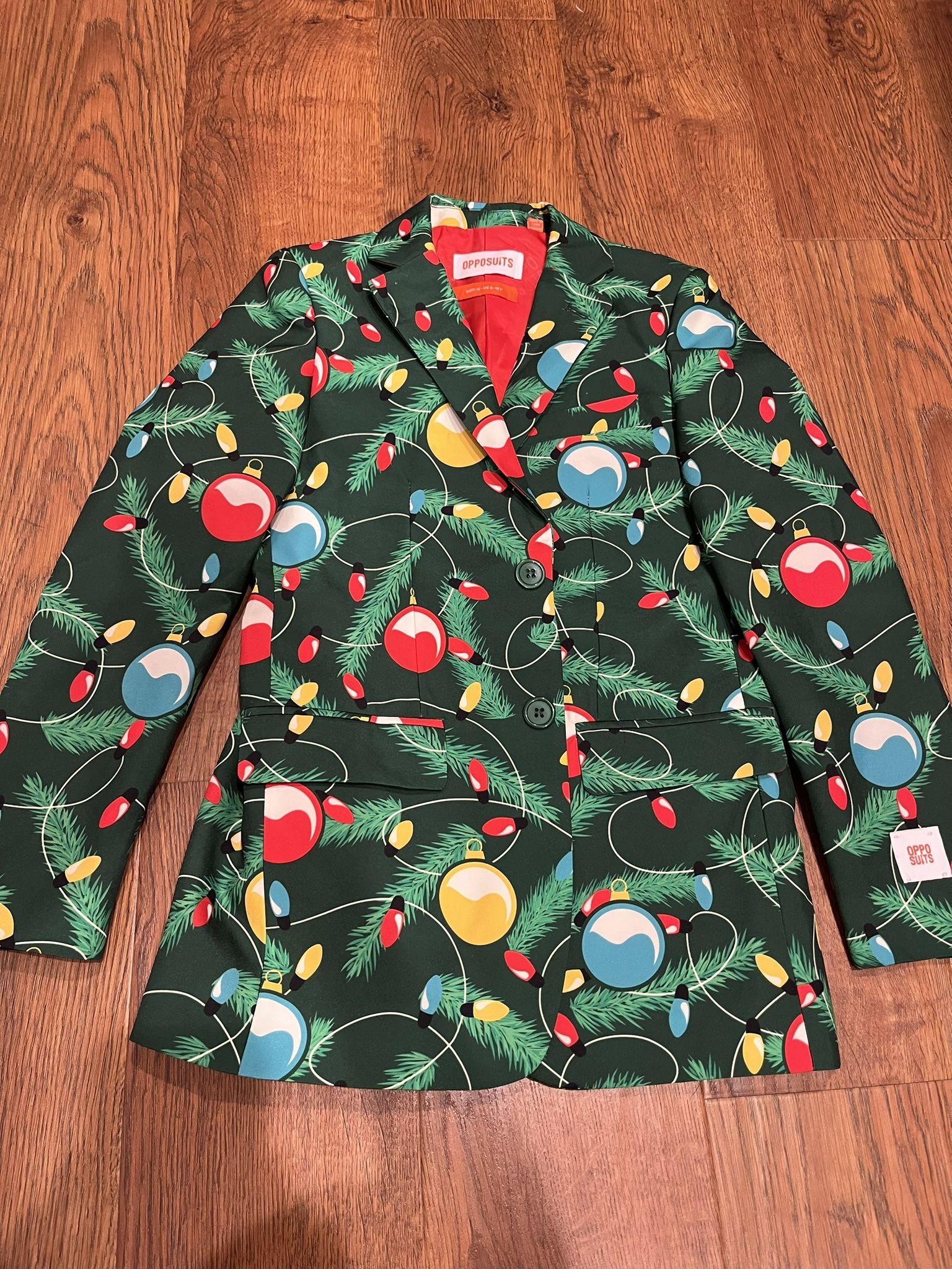 New without tag Opposuits boys Christmas festive blazer size M 8-10