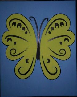 Butterfly painting