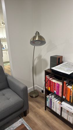 Brushed Gold floor lamp
