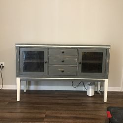 Distressed TV stand
