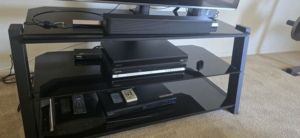Glass Entertainment Center 