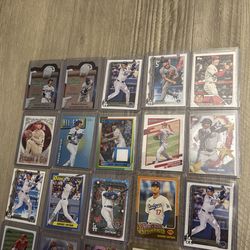 Shohei ohtani baseball card lot 24