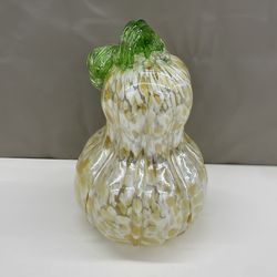 Style  Glass Pumpkin  Decor .  Item No 707 (Shopgoodwill )