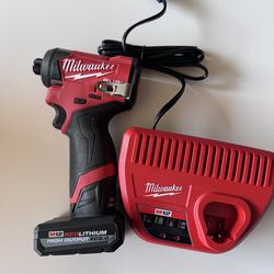 Milwaukee M12 Impact and 5.0 HO Battery