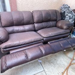Leather Couch 