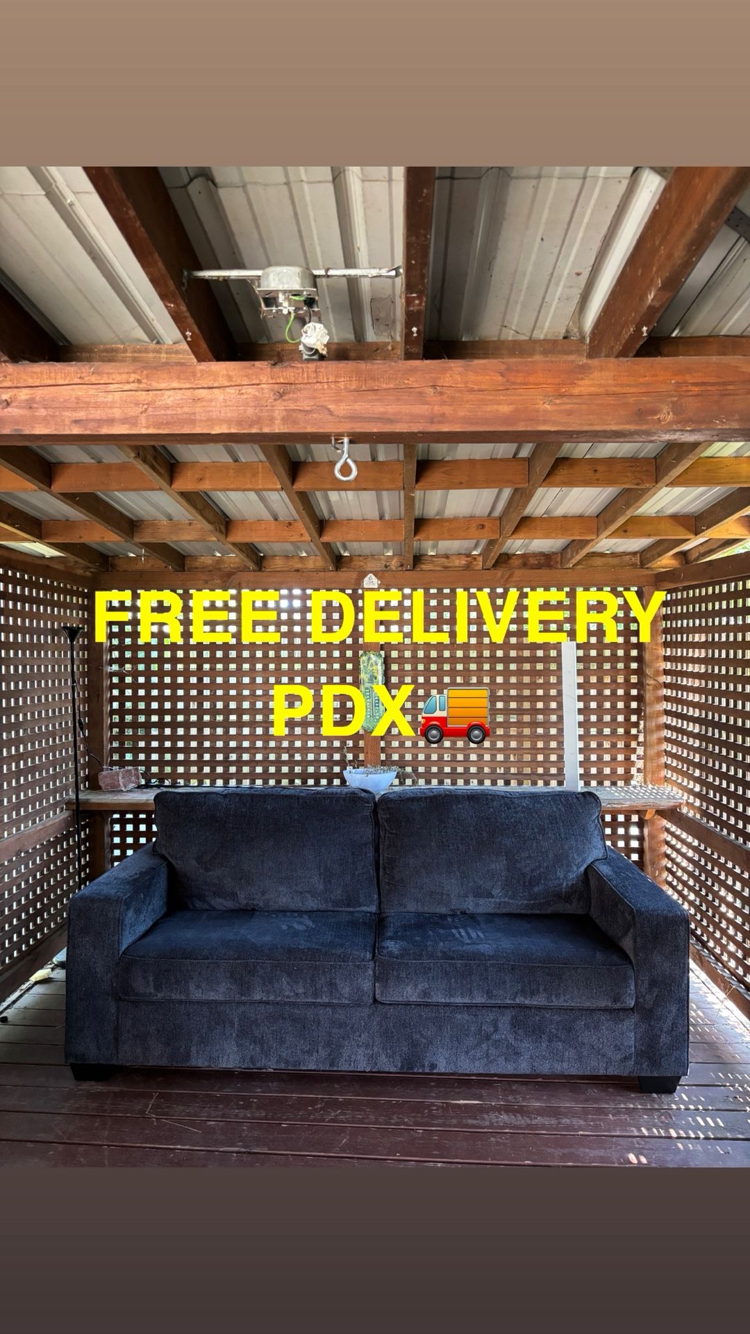 New Dark Blue Sofa Couch FREE DELIVERY
