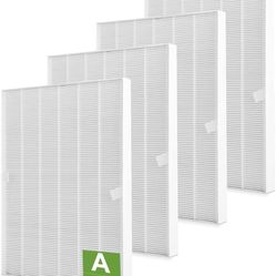 4 Pack 115115 HEPA Replacement Filter A Size 21 - Compatible with Winix PlasmaWave Air Purifier