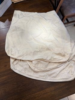 White pillow Cover with Zipper