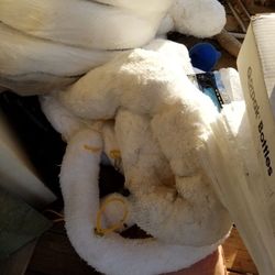 OSHA Water Snakes With Ropes, Clips, and Loops To Stretch Across Water Or Steam To Contain Contaminants