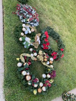 Christmas wreaths $60 for all of them.