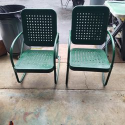 Vintage Out Door Chairs 