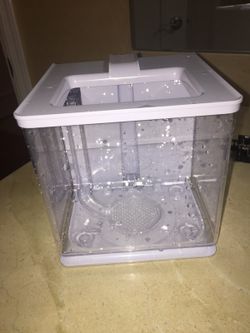 Self clean fish tank