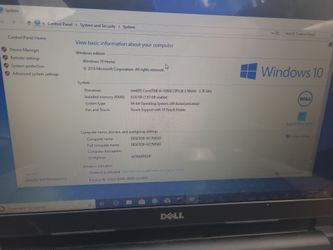 Dell Ispirion 15 touch screen with charger $120