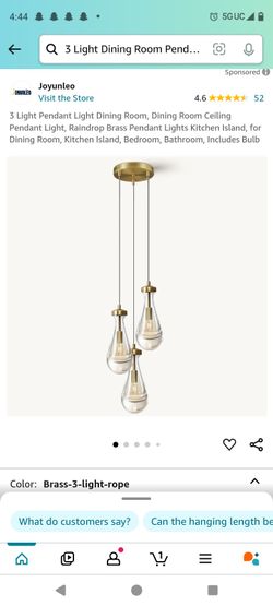 Raindrop Pendant Lights