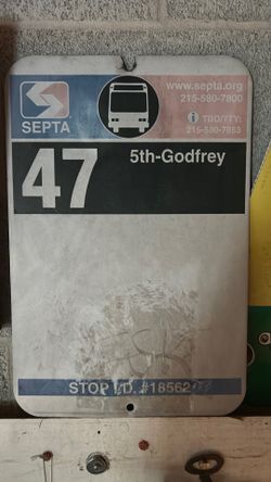 Metal sign