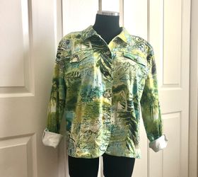 Colorful Erin London Safari Jacket Top Size XL