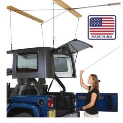 Jeep hardtop removal and storage hoist