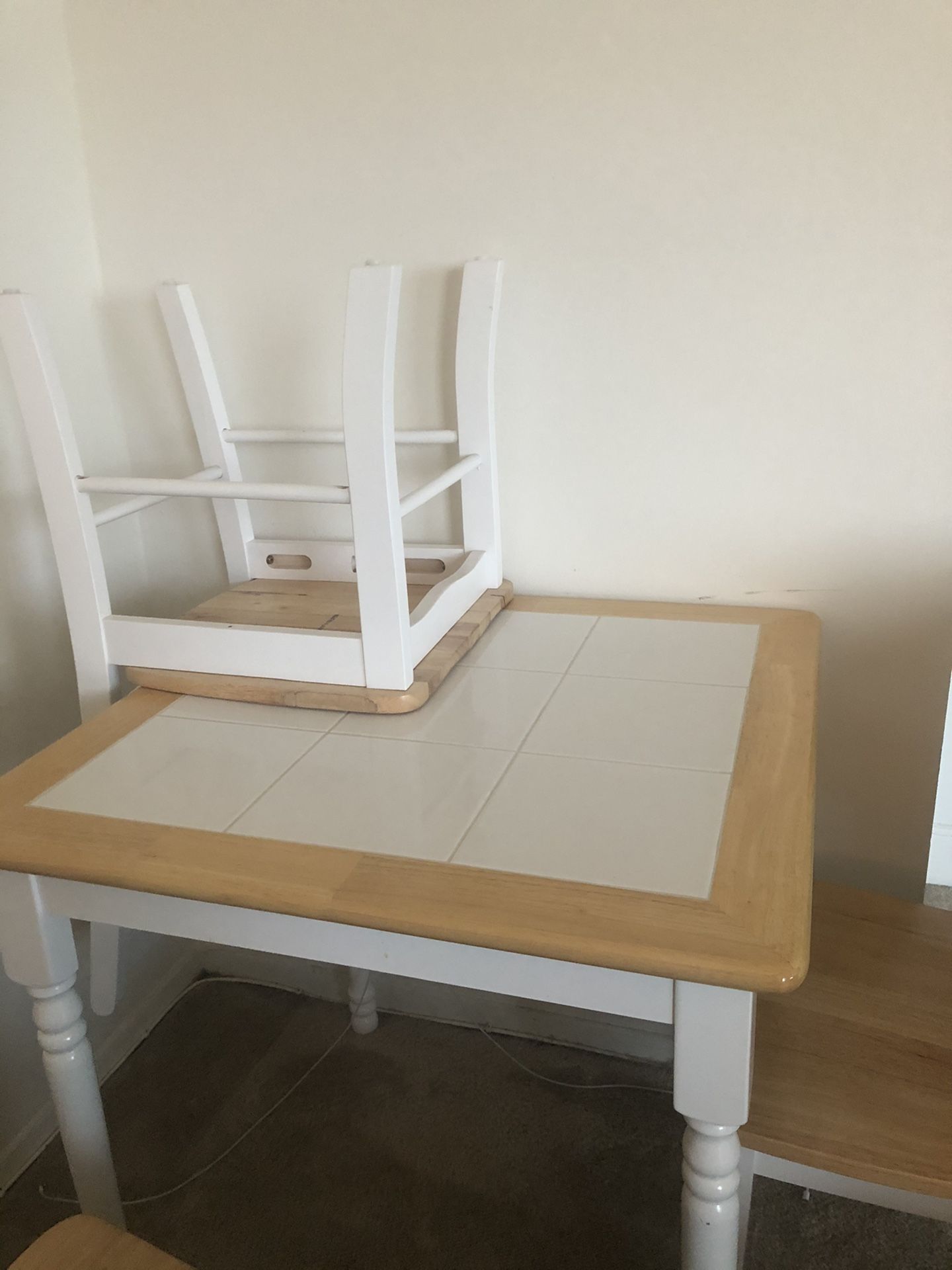 Small Dining Table with four chairs for sale