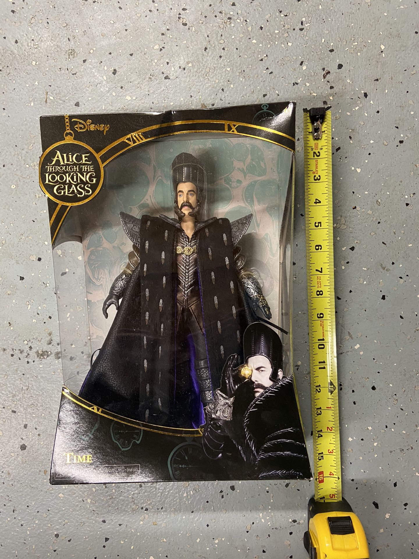 DISNEY, ALICE THROUGH THE LOOKING GLASS, TIME 12" FIGURE, NEW IN BOX, 2016