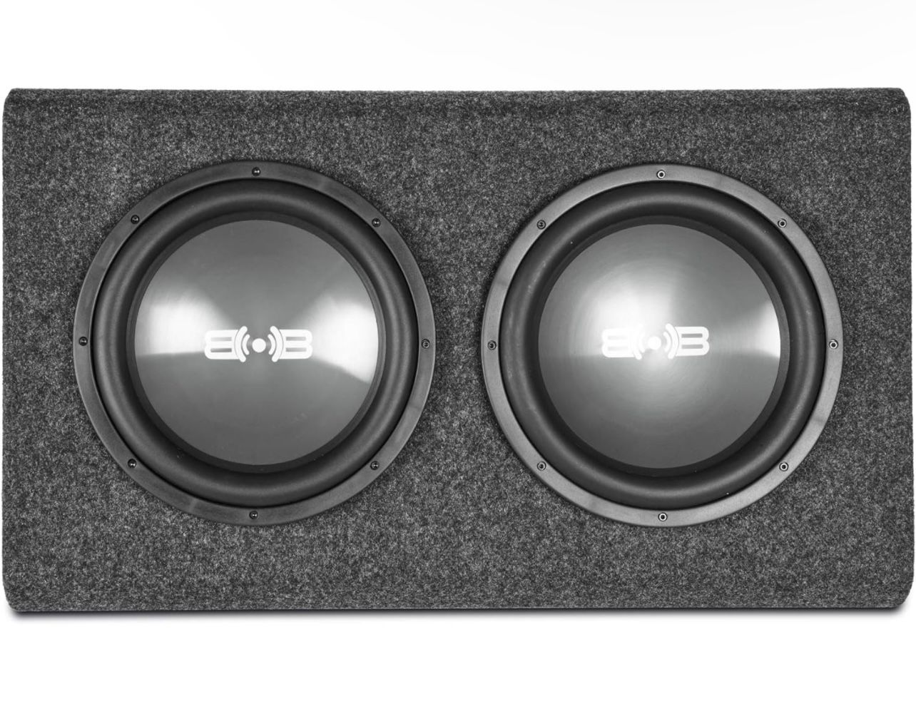 Dual 12" Vented / Ported Subwoofer Enclosure with Built-In Amplifier