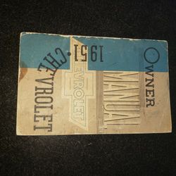 1951 Chevy Car Visor Notice 