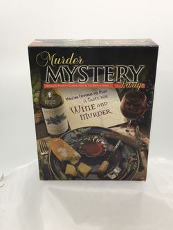 Wine & Murder Mystery Dinner Party Game for 8