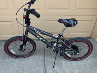 18 In. Abyss Boy's Freestyle BMX Bike, Charcoal Gray