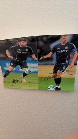 Hand signed photo Anders dryer and jeppe