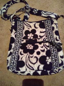 Crossbody Vera Bradley Bag Black and White