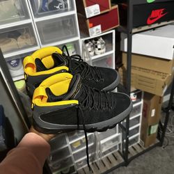 Jordan 9 Retro Dark Charcoal University Gold