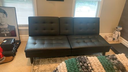 Black futon