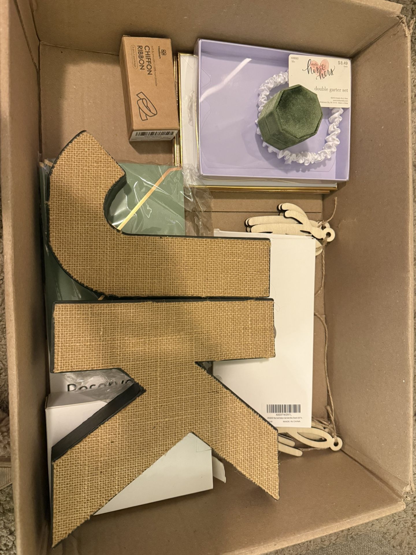 Miscellaneous wedding items