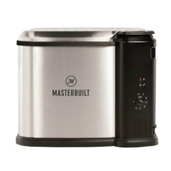 Masterbuilt 10 Liter XL Electric Fryer, Boiler, Steamer in Silver