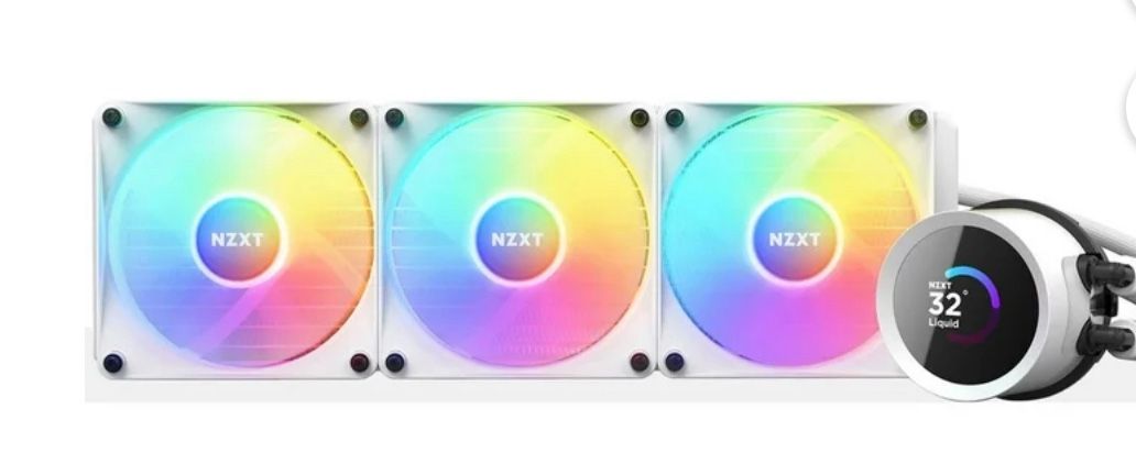 NZXT Kraken 360mm Water Cooler White CPU Cooler
