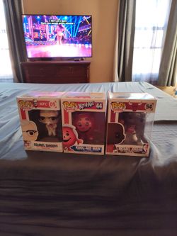Pop KFC Colonel Sanders , Kool Aid Man,Michael Jordan