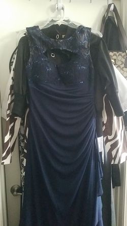 Size 2x 8 And 2x 10 Navy blue formal dresses