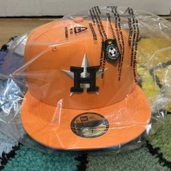 Houston Astros Golden Goal 50th Anniversary Fitted