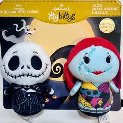 Disney Jack & Sally Hallmark Limited Edition Itty Bitty’s NEW
